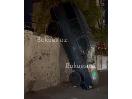 Bakıda qeyri-adi qəza &ndash; VİDEO