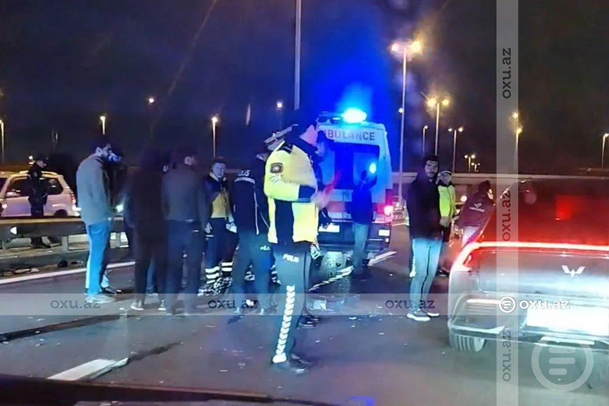 Bakıda dəhşətli qəza: Xanım sürücü piyadanı vuraraq öldürdü &ndash; VİDEO
