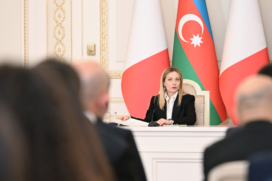 Meloni: Əminəm ki, İtaliya ilə Azərbaycan arasındakı dostluq əlaqələri bundan sonra daha da inkişaf edəcək