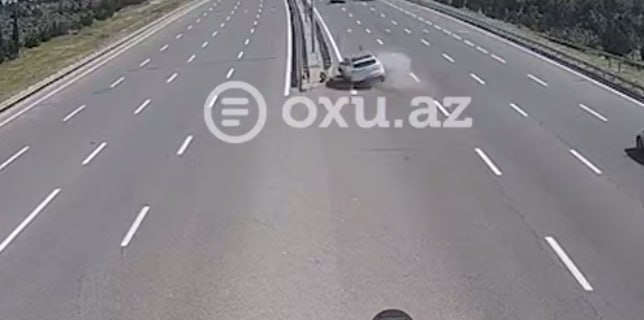Bakıda ölümlə nəticələnən dəhşətli qəzanın ANBAAN VİDEOSU