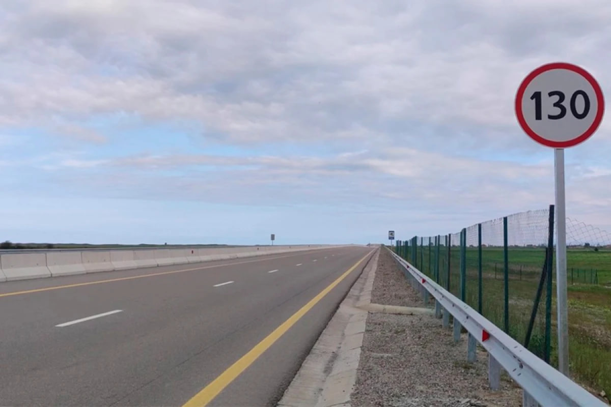 Azərbaycanda İLK: Bu yolu 130 kilometr sürətlə getmək mümkündür