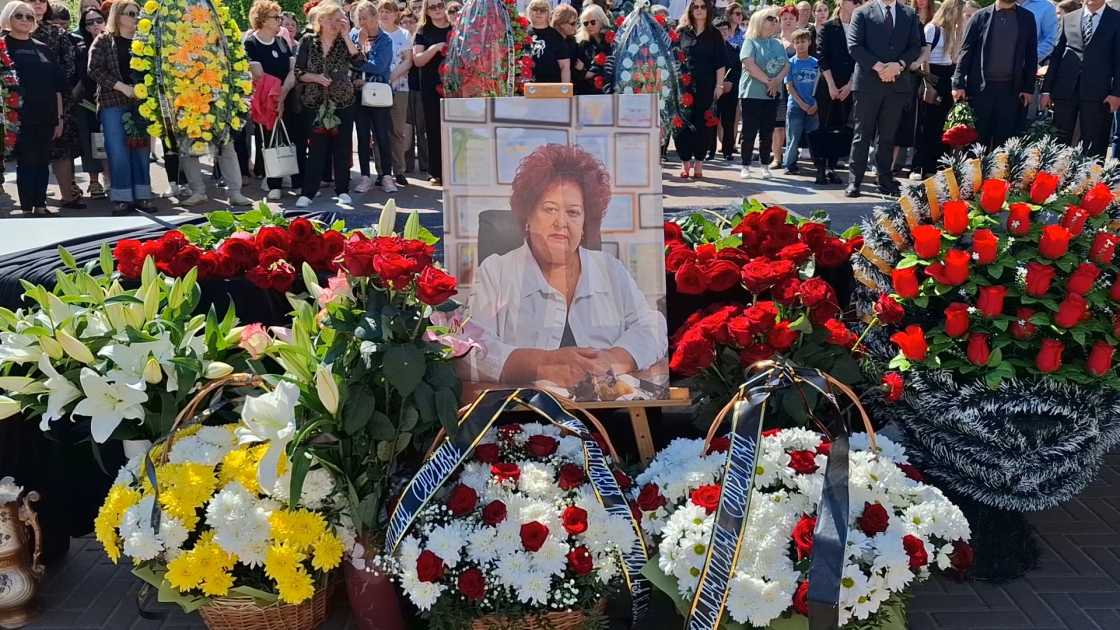 Valentina Antonenko ilə vida mərasimi keçirildi &ndash; FOTO