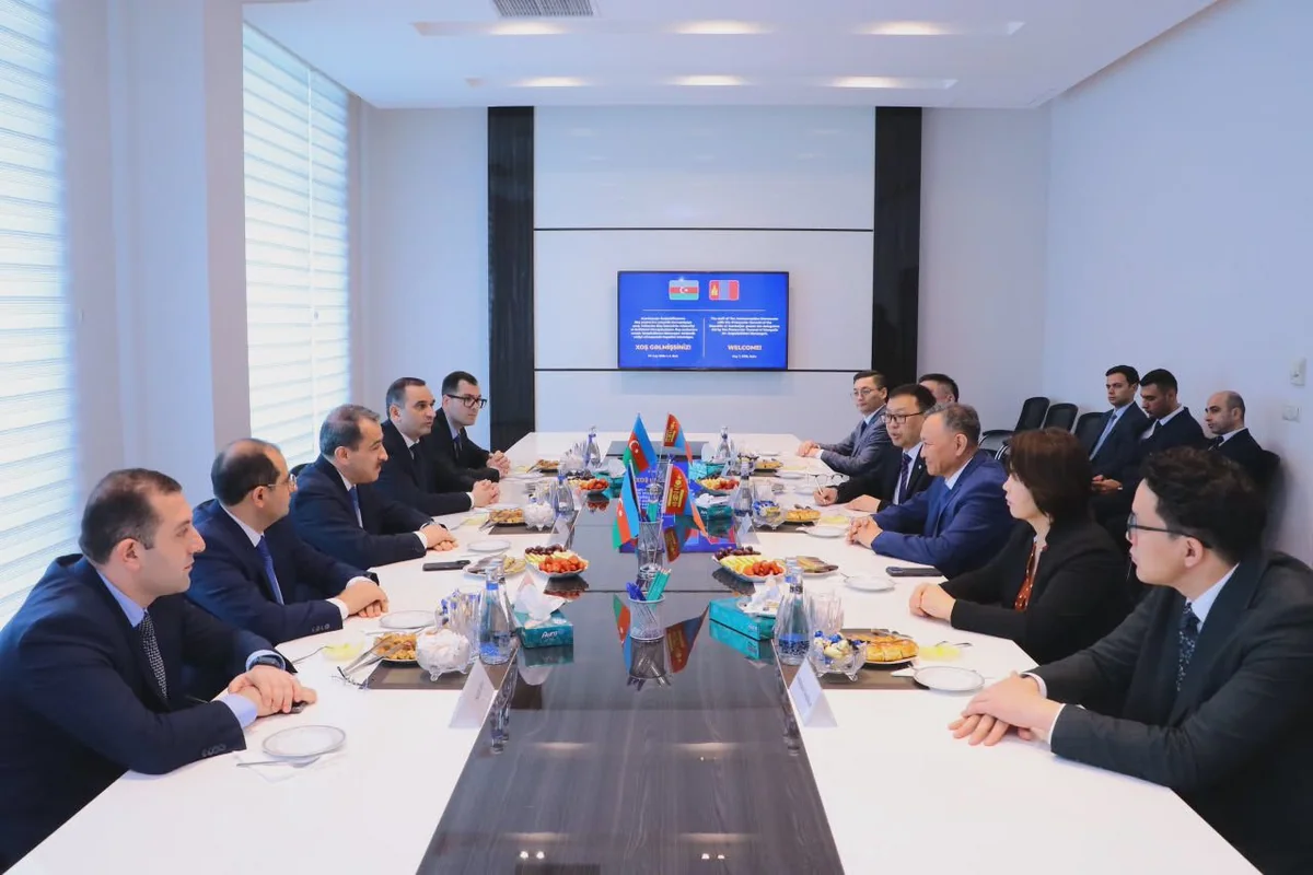 Monqolustan Baş prokurorunun Azərbaycana səfəri başa çatıb - FOTO