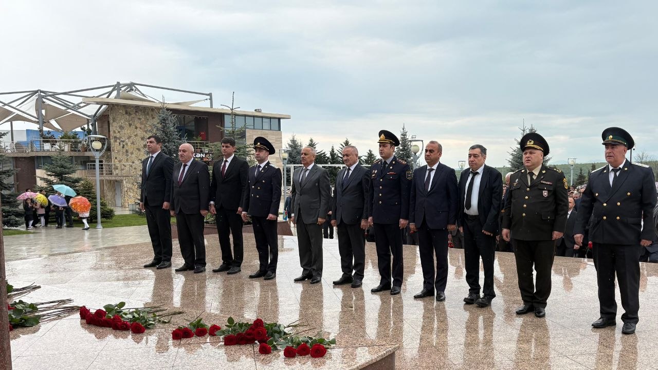 Qusarda ümummilli lider Heydər Əliyevin 103-cü ildönümünə həsr olunmuş tədbir keçirilib - FOTOLAR