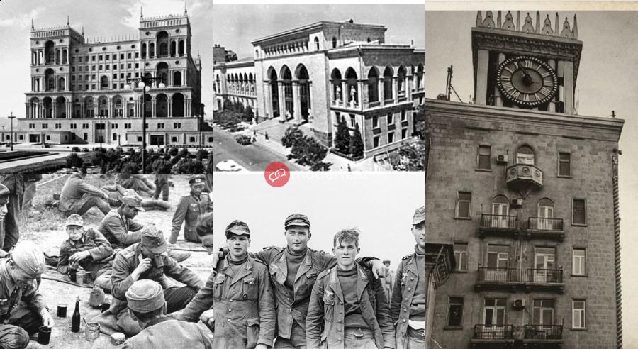 Alman əsirlərin Bakıda tikdikləri möhtəşəm BİNALAR - FOTO