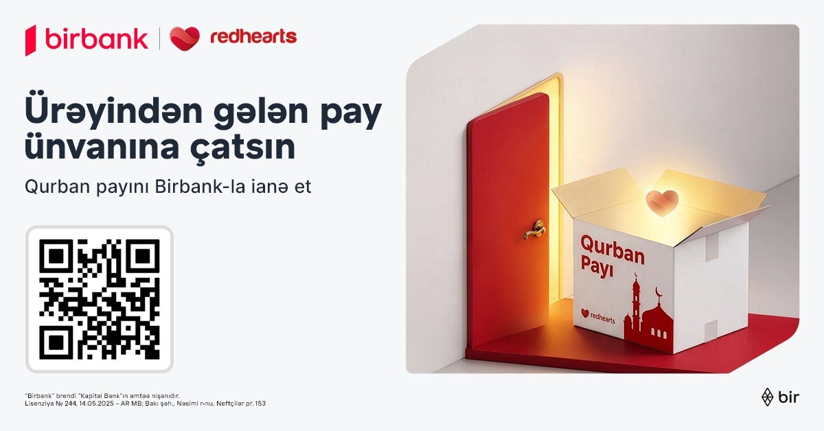 Qırmızı Ürəklər Fondu növbəti &ldquo;Qurban payı&rdquo; aksiyasına start verir