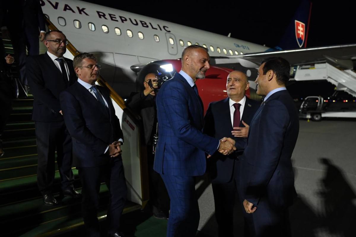 Slovakiya Milli Şurasının sədri ölkəmizə səfərə gəlib - FOTO