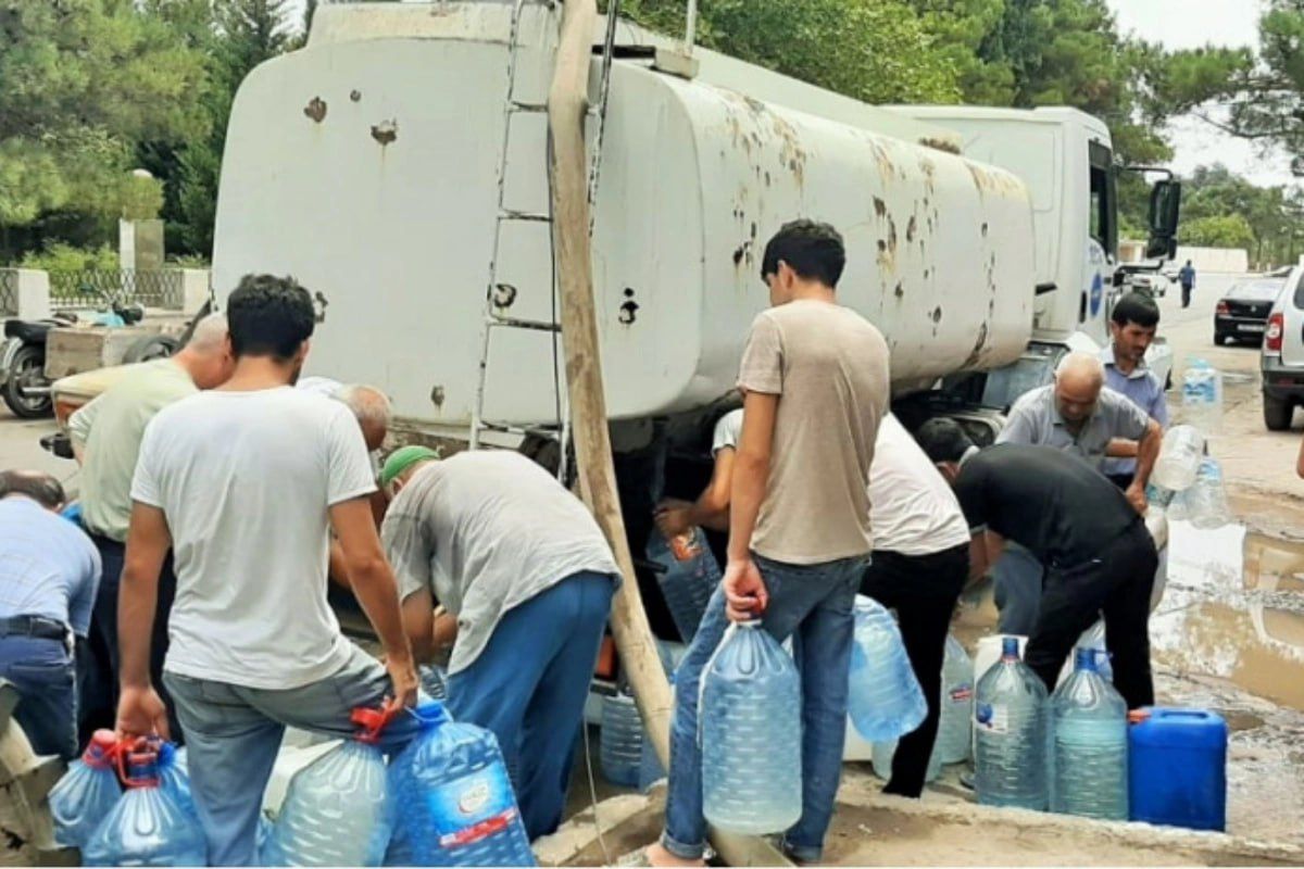 Tehranda su qıtlığı yüksək həddə çatıb