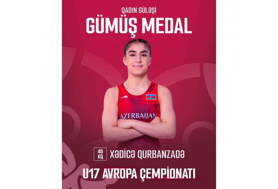 Qadın güləşçimiz Avropa çempionatında gümüş medal qazandı