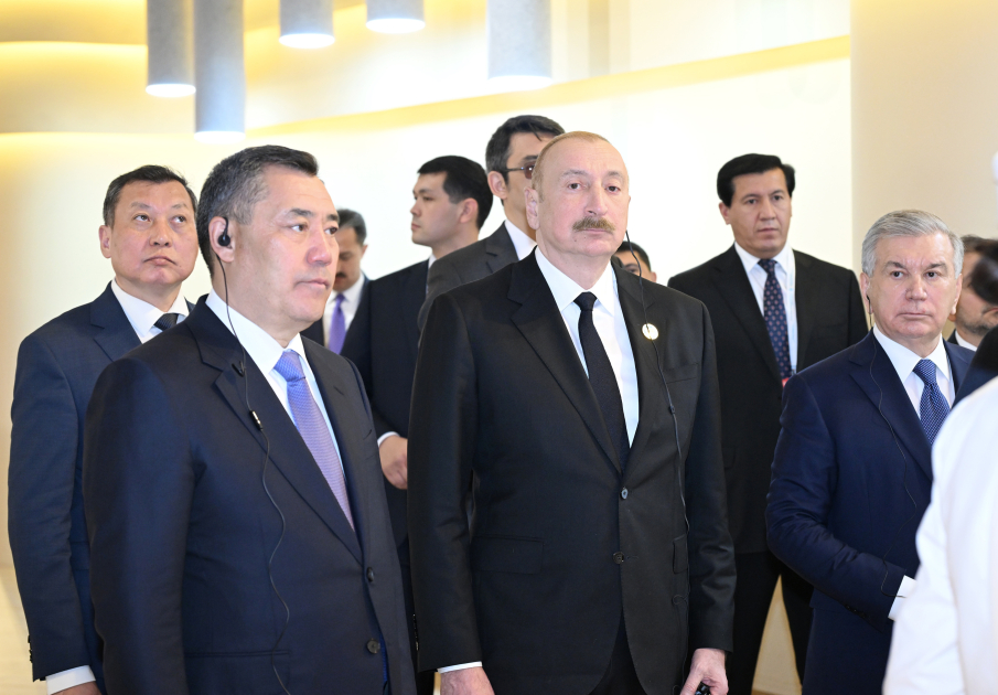 Türk Dünyasının liderləri &ldquo;Həzrət Sultan&rdquo; muzeyində - FOTO
