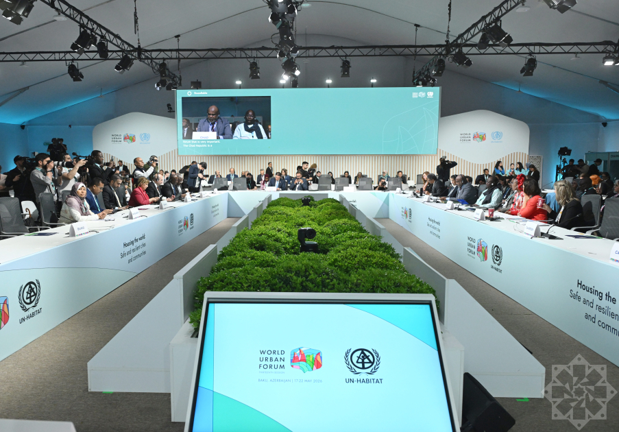 WUF13: Nazirlər səviyyəsində görüşdə hansı məsələlər müzakirə edildi? - FOTO WUF13: Nazirlər səviyyəsində görüşdə hansı məsələlər müzakirə edildi? - FOTO