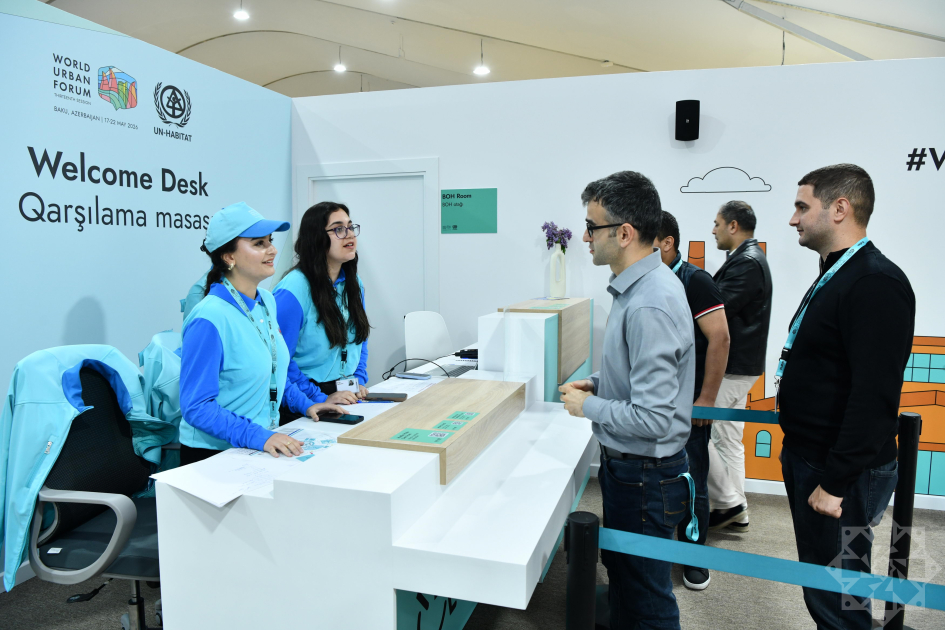 WUF13-ün Media Mərkəzi belə çalışır - FOTO