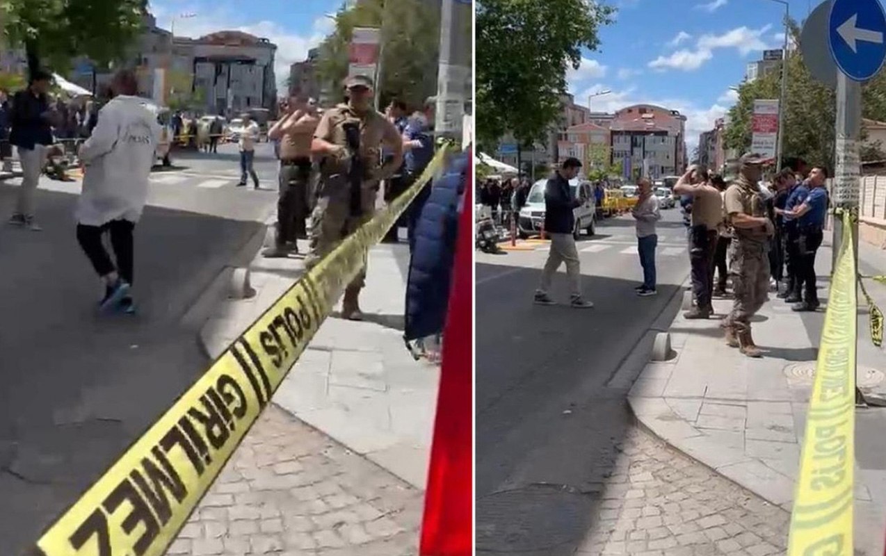 Türkiyədə silahlı insident - İki polis öldürüldü - FOTO