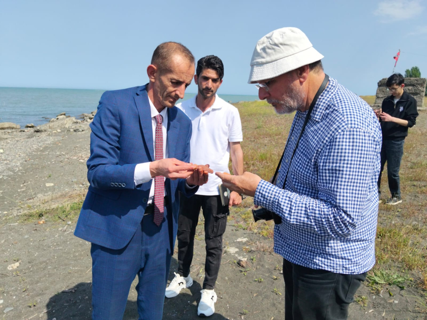 Xəzərin Lənkəran sahillərində Orta əsrlərə aid yaşayış məskəni TAPILDI &ndash; FOTO