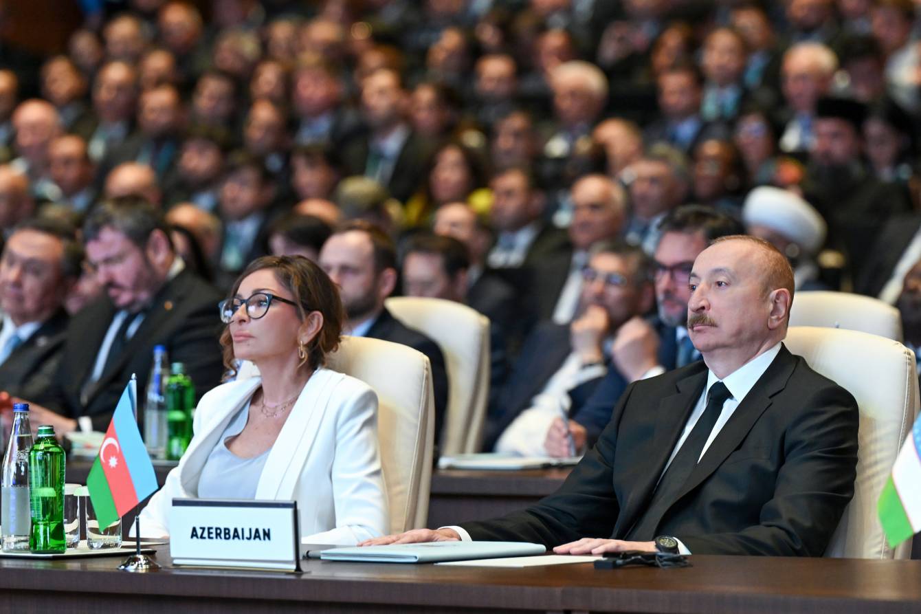 Prezident və birinci xanım WUF13-ün açılış mərasimində - FOTO 