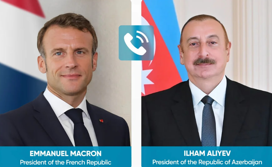 Emmanuel Makron İlham Əliyevə ZƏNG ETDİ