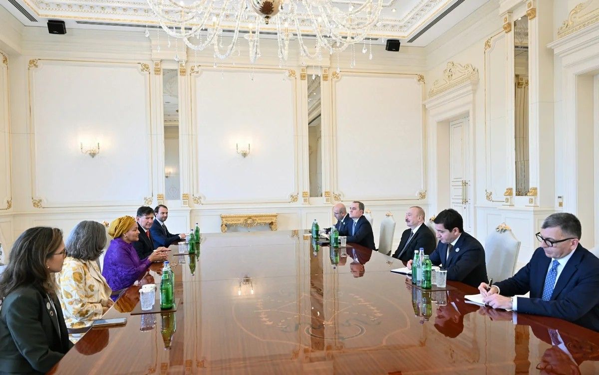 Prezident İlham Əliyev Amina Mohammedi qəbul edib - FOTO Prezident İlham Əliyev Amina Mohammedi qəbul edib - FOTO