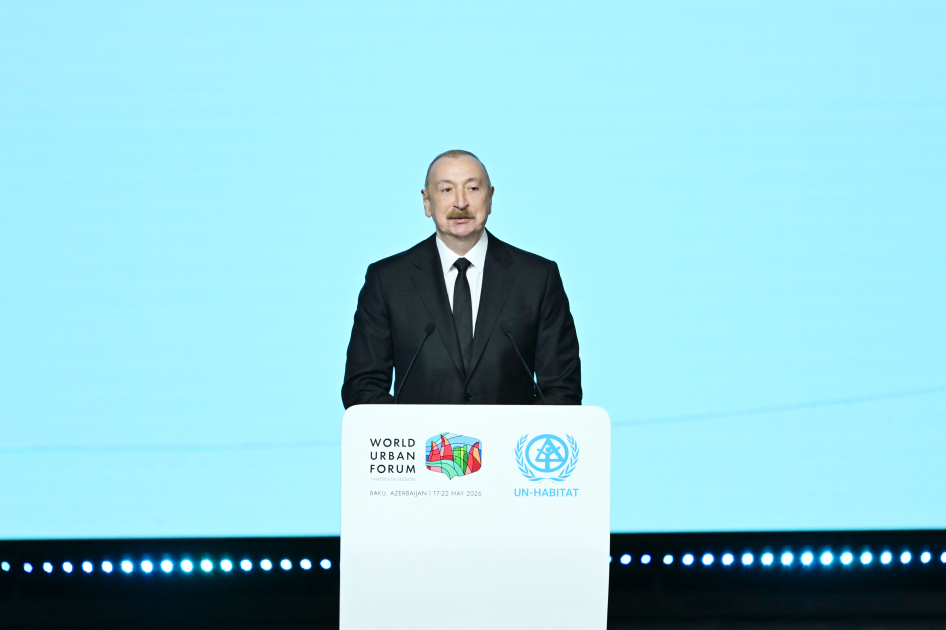 Prezident:"WUF13 60 min iştirakçı ilə tarixə düşdü"