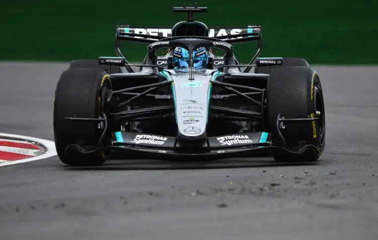 Corc Rassel Formula 1 üzrə Kanada Qran Prisinin təsnifat mərhələsində qalib gəldi