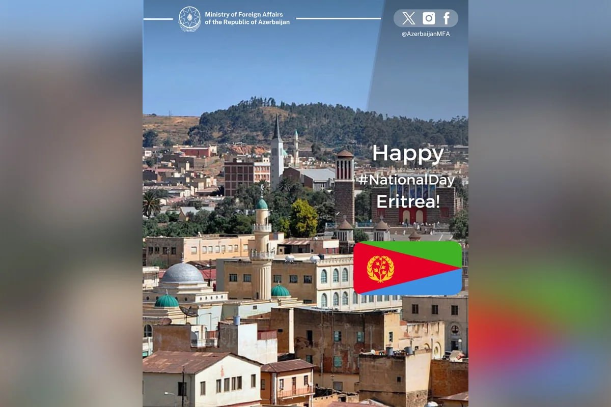 Azərbaycan XİN Eritreyanı təbrik etdi - FOTO
