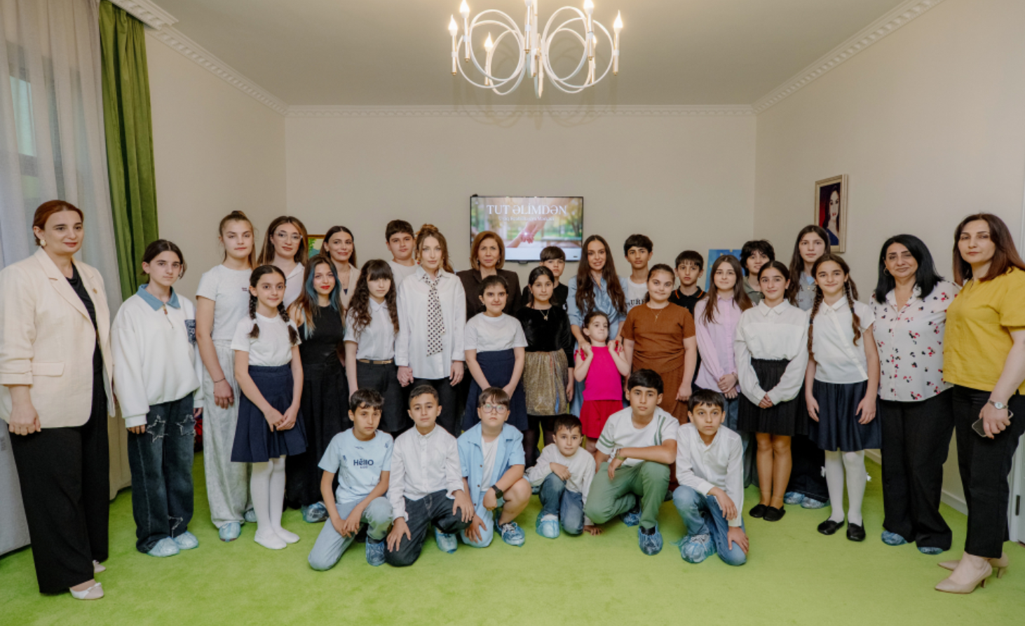Leyla Əliyeva və Alona Əliyeva Sosial Reabilitasiya Mərkəzində - FOTO