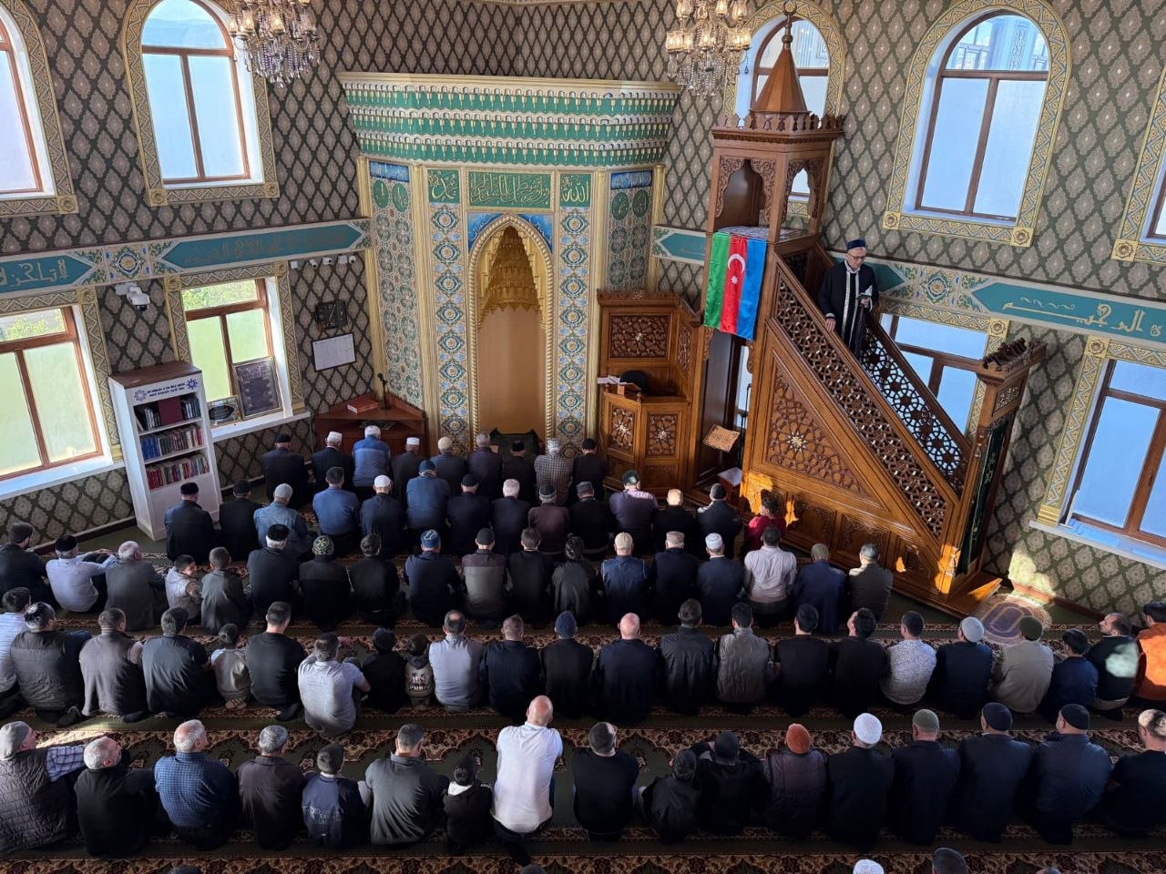 Qubada Qurban namazı qılınır - FOTO