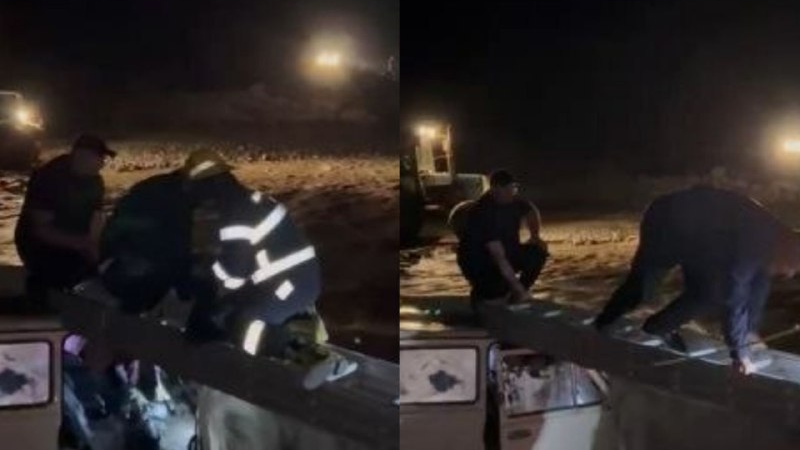 Girdiman çayında selə düşən 3 nəfər xilas edildi - FOTO