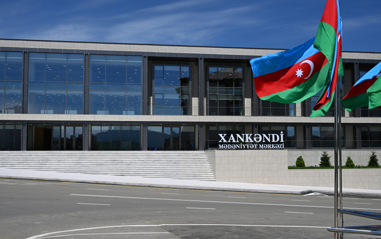 Xankəndi Mədəniyyət Mərkəzinin təmirdən sonrakı FOTOLARI