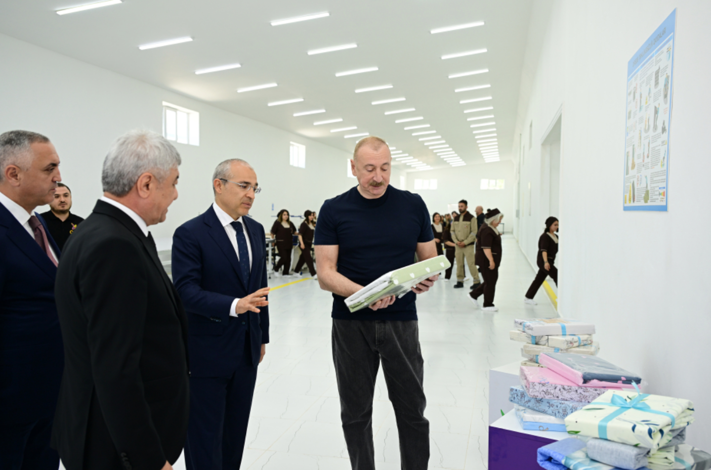 Xocalı şəhərində &ldquo;Qarabağ Tekstil Evi&rdquo; istifadəyə verildi - FOTO