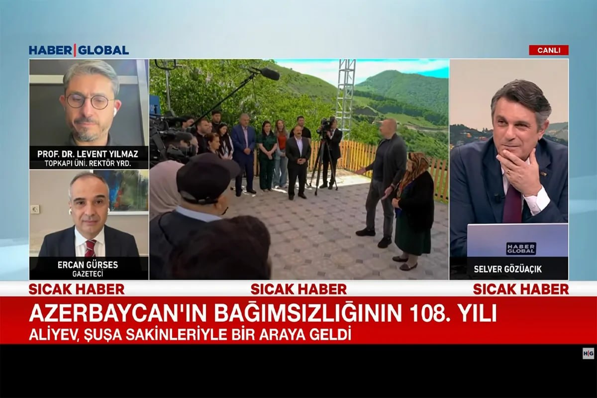 "Haber Global" Prezidentin Müstəqillik Günündə Şuşaya səfərini işıqlandırdı - VİDEO