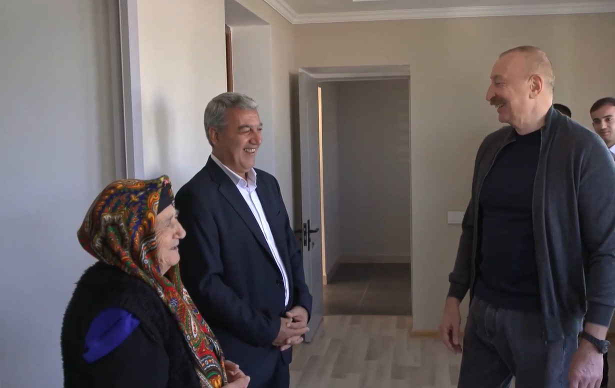 Prezidentlə Böyük Qaladərəsi sakinlərinin səmimi söhbəti - VİDEO