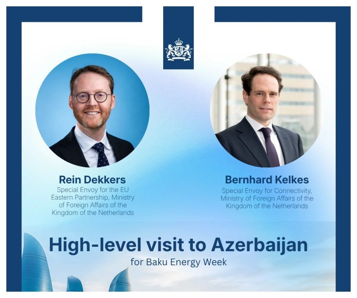 Niderlandın xüsusi elçiləri Azərbaycana səfər edəcəklər