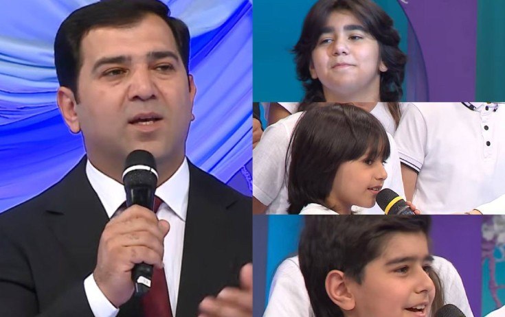 Babək Niftəliyev efirə oğulları ilə çıxdı - VİDEO
