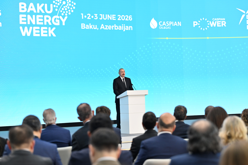 İlham Əliyev &ldquo;Bakı Enerji Həftəsi&rdquo;nin iştirakçılarına müraciət ünvanladı