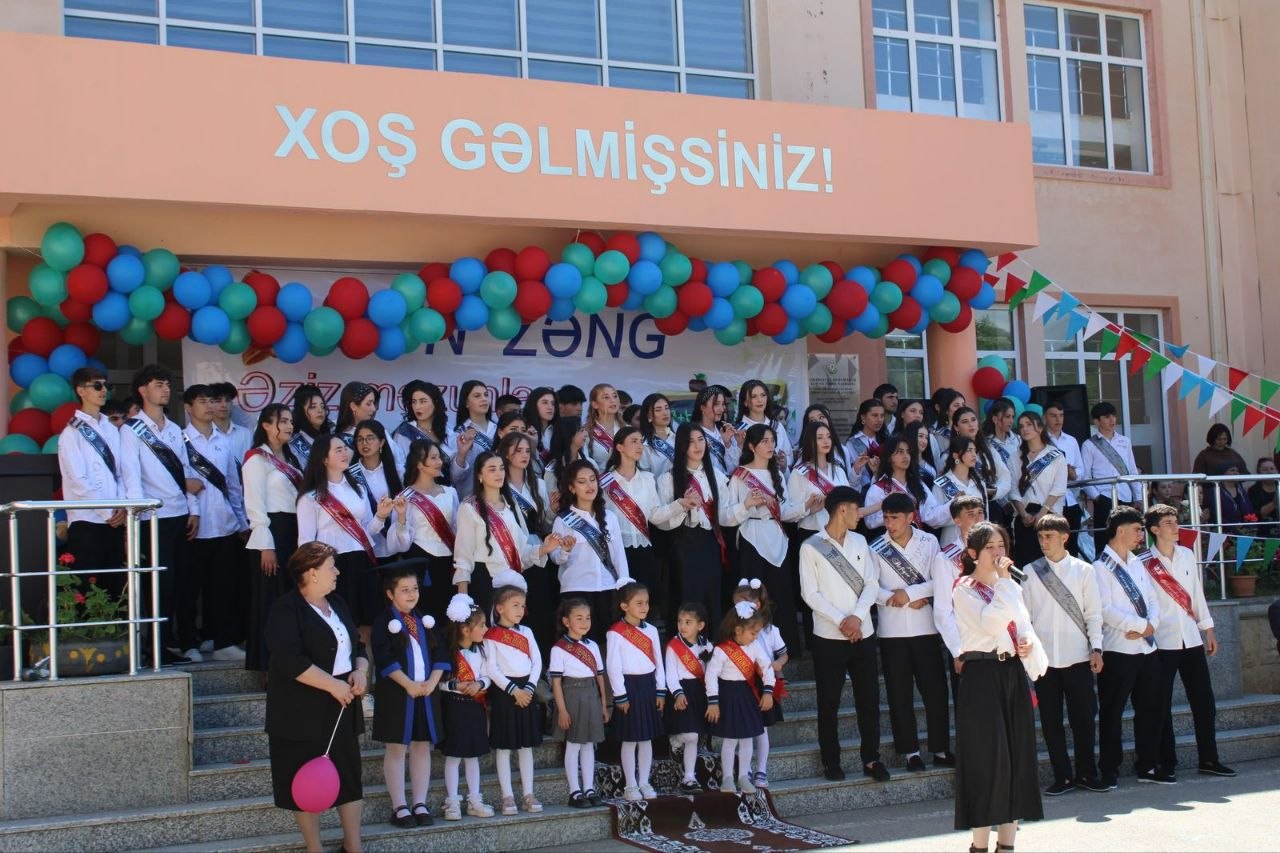 Qusarın ümumtəhsil məktəblərində &ldquo;son zəng&rdquo; çalındı - FOTOLAR