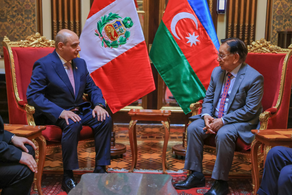 Azərbaycan səfiri Peru Prezidentinin QƏBULUNDA - FOTO