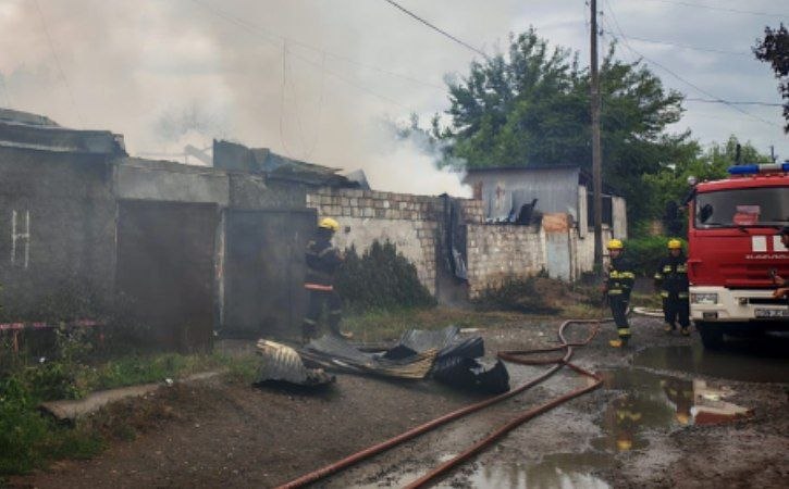 FHN Ağdamda baş verən yanğınla bağlı məlumat yaydı