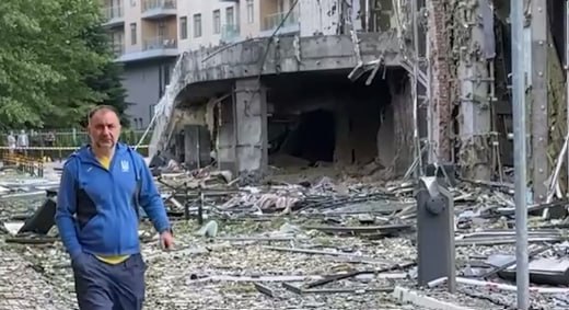 Kiyevə raket hücumu – Ölən və yaralılar var – VİDEO Kiyevə raket hücumu – Ölən və yaralılar var – VİDEO