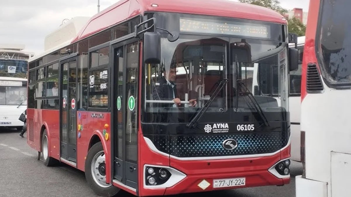 Bakıda daha bir marşrutda bütün avtobuslar yenilənir