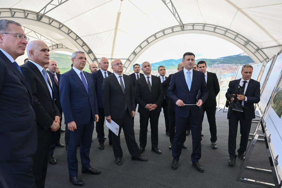 Rəsmilər Ağdərədə &ldquo;Dəmirli&rdquo; Filiz Emalı Kompleksində - FOTO