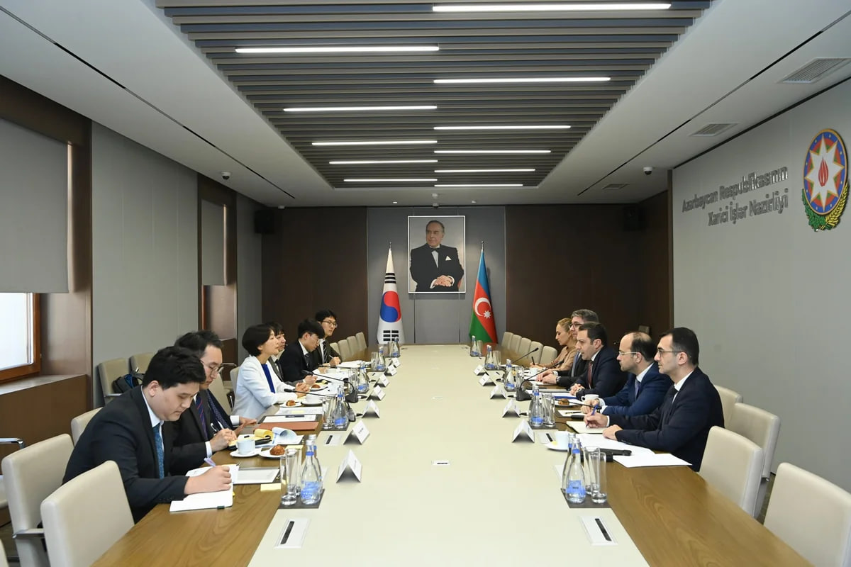 Ceyhun Bayramov Koreya nümayəndə heyətini qəbul etdi &ndash; Nələr müzakirə edildi? - FOTO