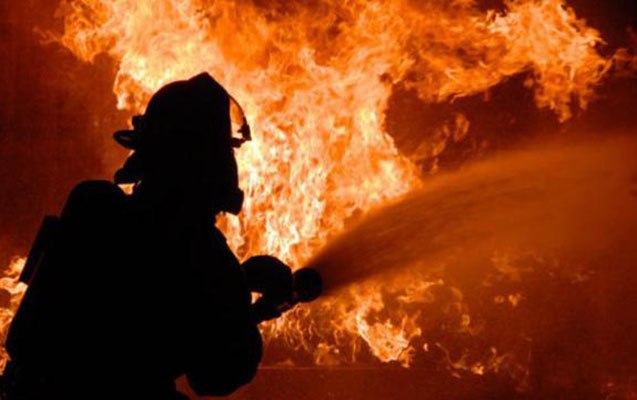 Bakıda Neft Emalı Zavodunda yanğın oldu