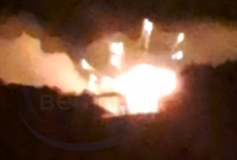 Krımda ruslar üçün mühüm dəmir yolu körpüsü vuruldu: Hərəkət dayandırıldı &ndash; FOTO/VİDEO