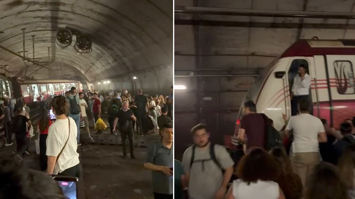 İstanbulda metro qatarı relsdən çıxdı: İnsanlar tuneldə qaldı - VİDEO İstanbulda metro qatarı relsdən çıxdı: İnsanlar tuneldə qaldı - VİDEO