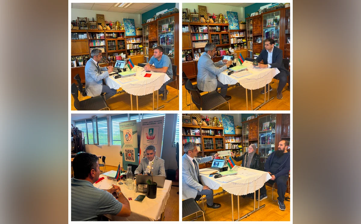 Norveçdə azərbaycanlılar üçün səyyar konsulluq xidməti - FOTO