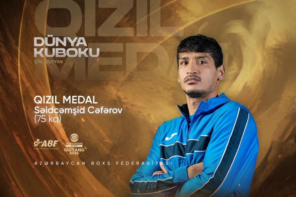 Boksçumuz Dünya Kubokunda qızıl medal qazandı - FOTO