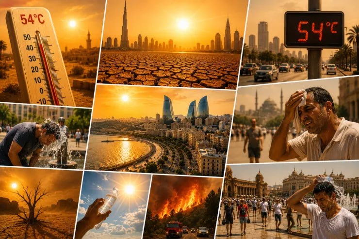 Temperatur 54 dərəcəni keçəcək &ndash; Bu yay &ldquo;yer-göy qovrulacaq&rdquo;