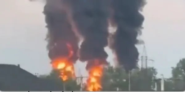 Ukrayna PUA-larının hücumu: Rusiyada növbəti neft bazası yanır &ndash; FOTO/VİDEO
