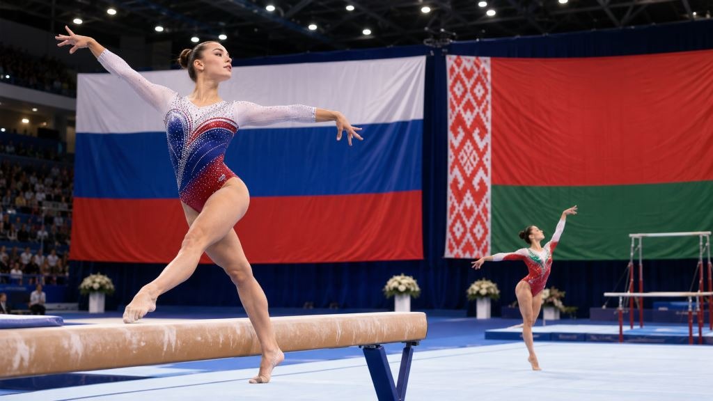 Bədii gimnastika üzrə çempionatda Rusiya bayrağı və himni qadağan edildi