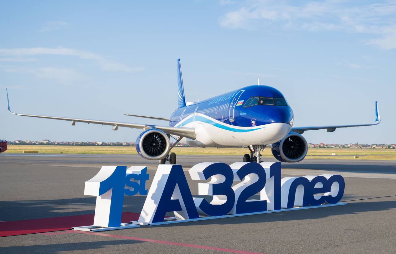 AZAL təyyarə parkına ilk yeni nəsil &ldquo;Airbus A321neo&rdquo;nu əlavə edib - FOTO